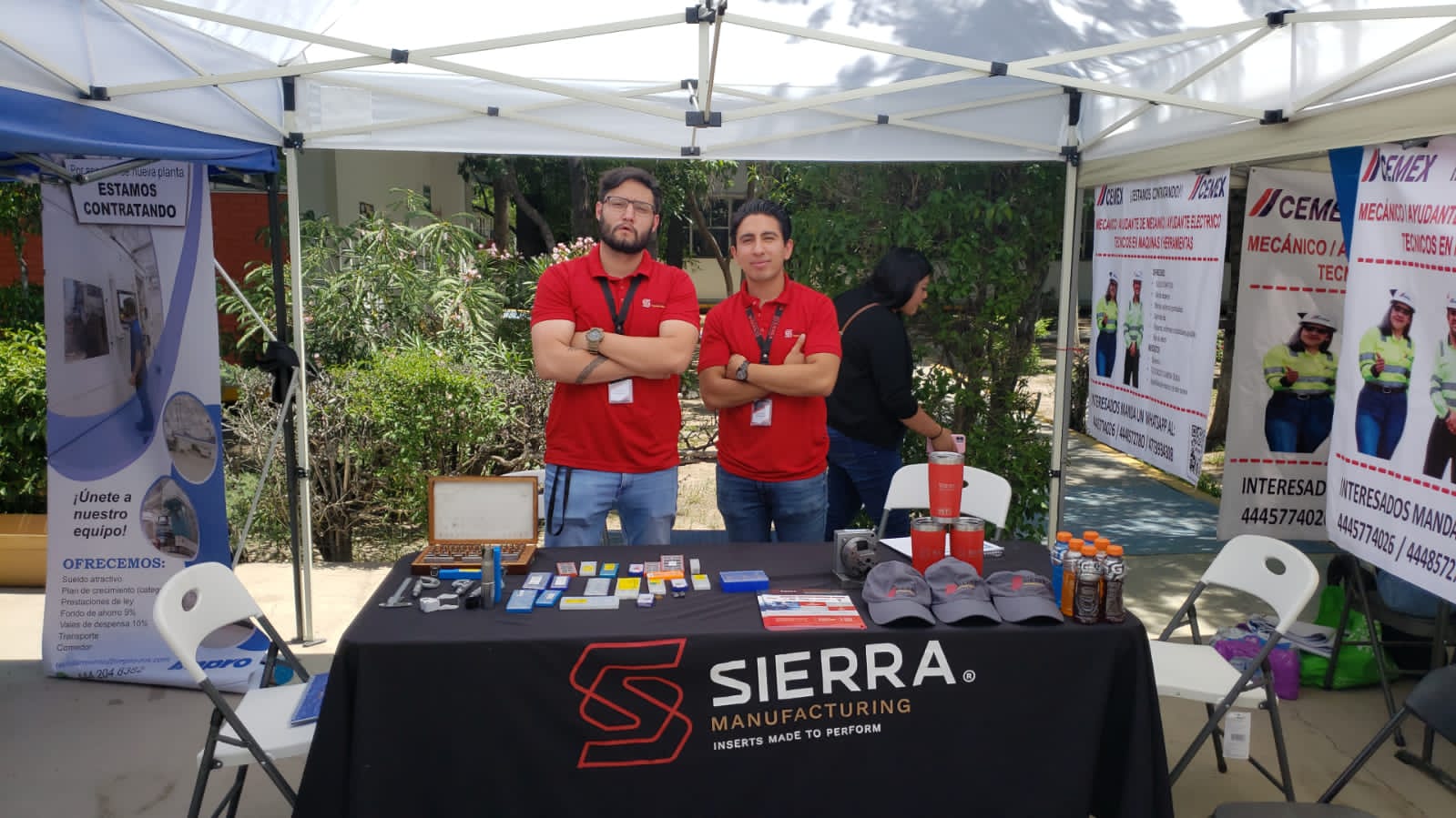 Sierra recruiting event booth